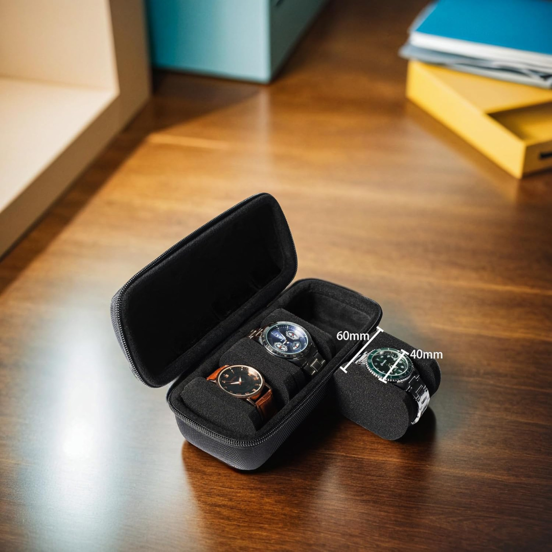 Estuche de viaje x 3 relojes