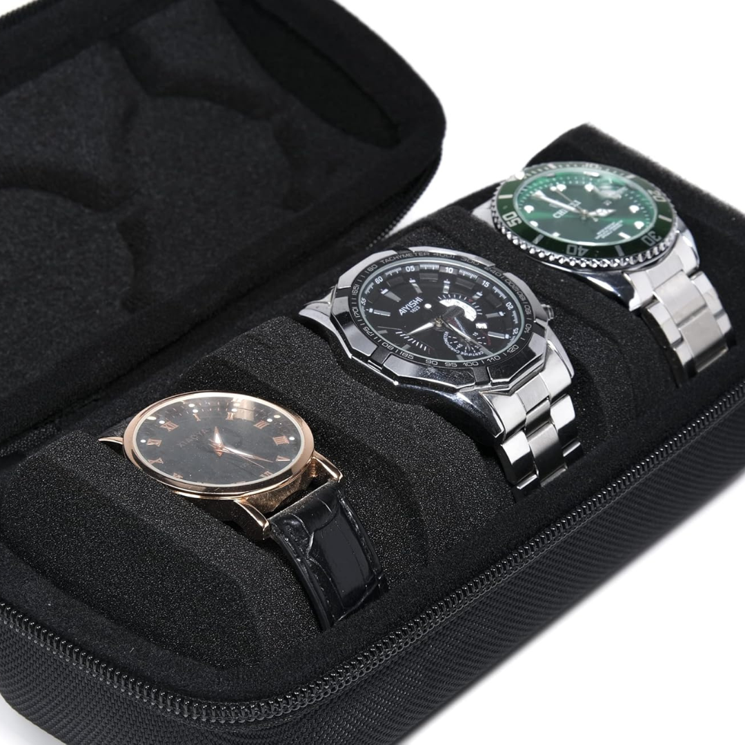 Estuche de viaje x 3 relojes