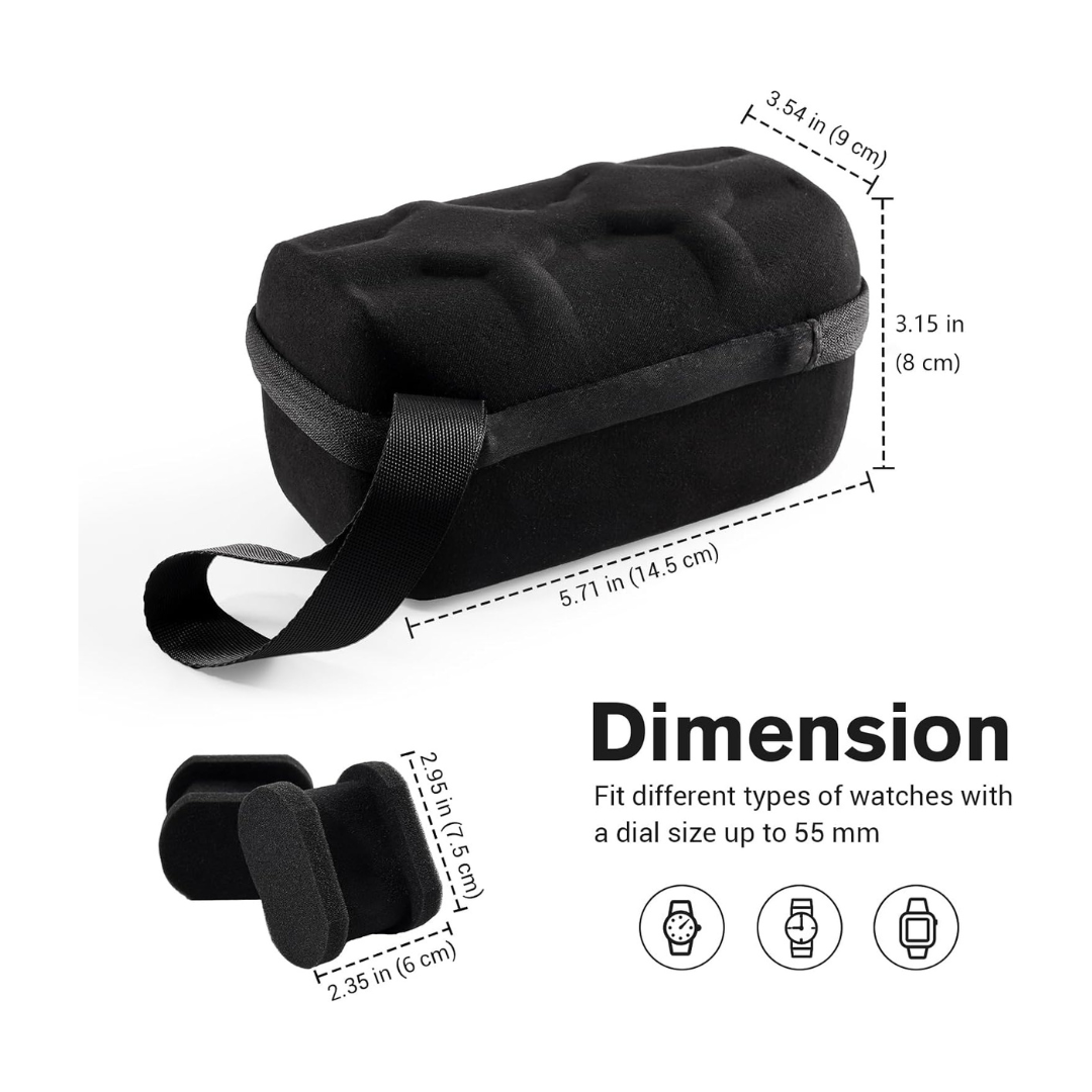 Estuche de viaje x 2 relojes