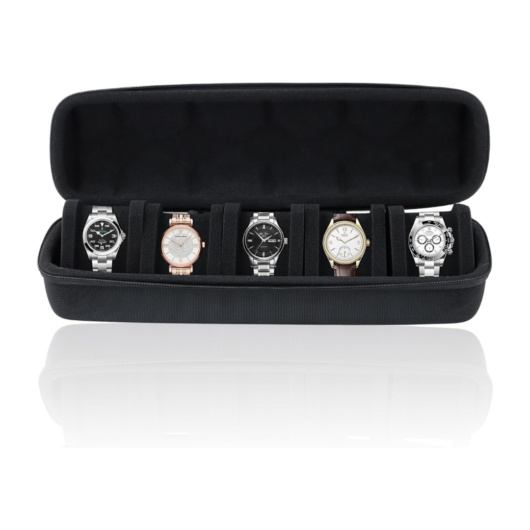 Estuche de viaje x 5 relojes